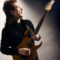 Sergey Osipov in ecstasy with guitar Ibanez USRG30
